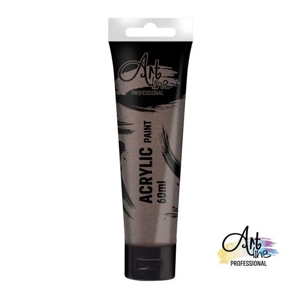 ARTLINE Akrilna boja Metallic dark brown 60ml - 1/1