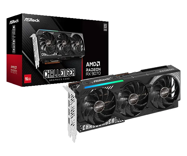 AS ROCK Grafička karta Radeon RX 9070 Challenger RX9070 CL 16G GDDR6 256 Bit