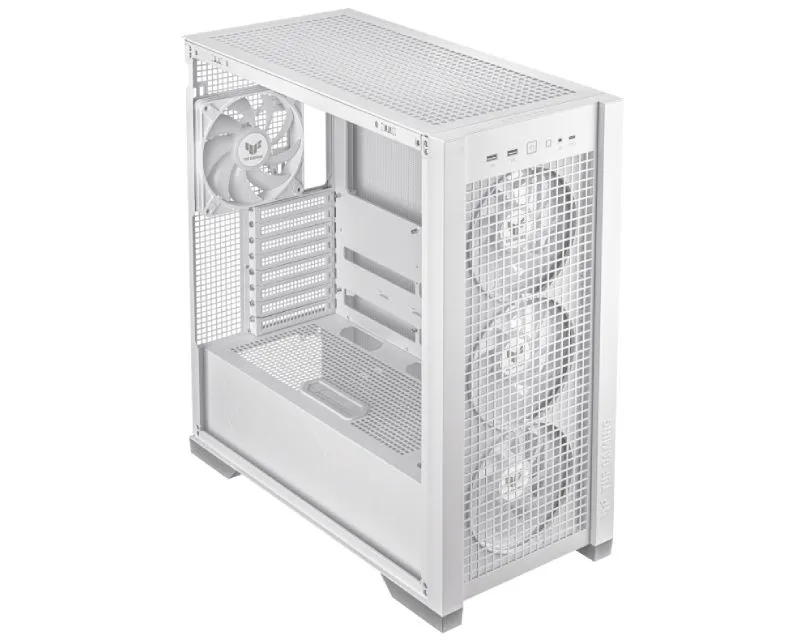 ASUS Gaming kućište GT302 TG ARGB TUF, bela