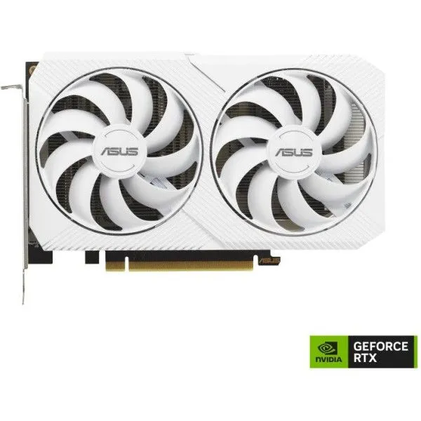 ASUS Grafička kartica RTX 3060 8GB Dual White OC LHR GDDR6 DUAL-RTX3060-O8G-WHITE