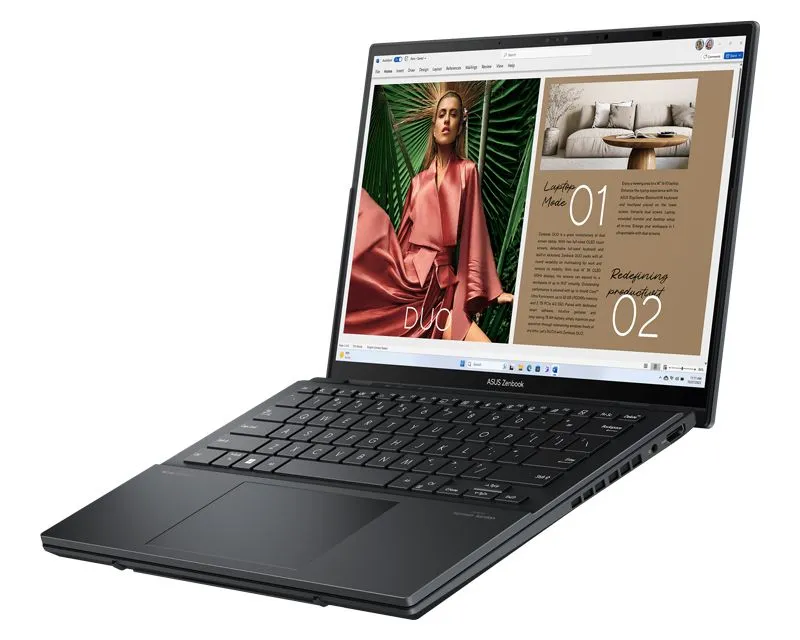 ASUS Laptop Zenbook 14 DUO OLED UX8406CA-PZ185X 14 3K OLED Ultra 7 255H 32GB 1TB Win11 Pro