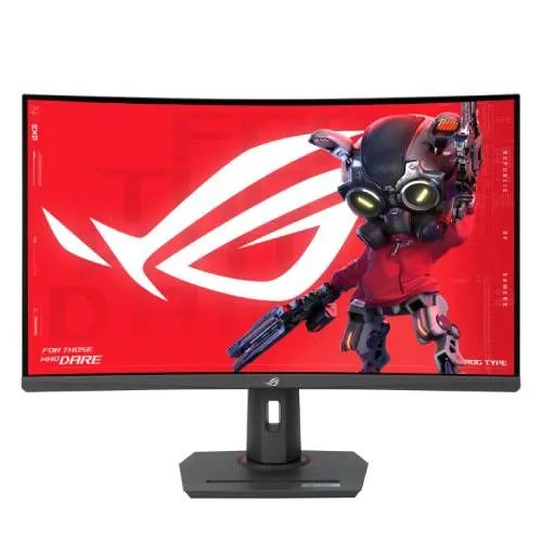 ASUS Monitor 32 ROG Strix XG32WCS USB Type-C Gaming zakrivljeni monitor crni
