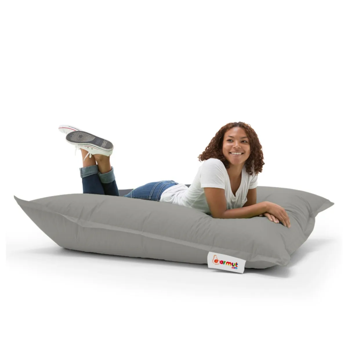 ATELIER DEL SOFA Baštenski jastuk Cushion 100x100cm, siva