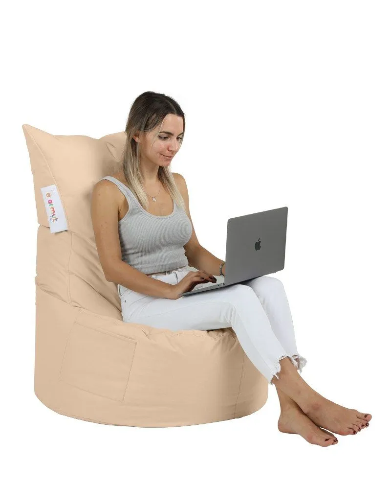 ATELIER DEL SOFA Baštenski lazy bag Balina, bež
