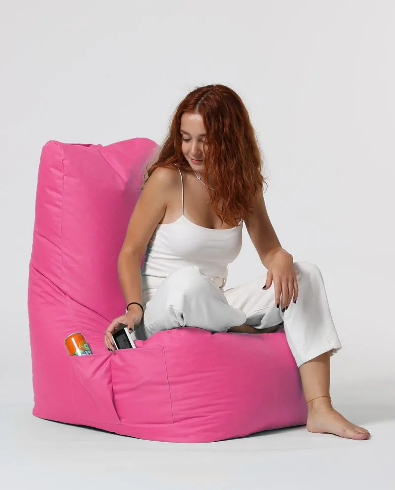 ATELIER DEL SOFA Baštenski lazy bag Diamond, pink