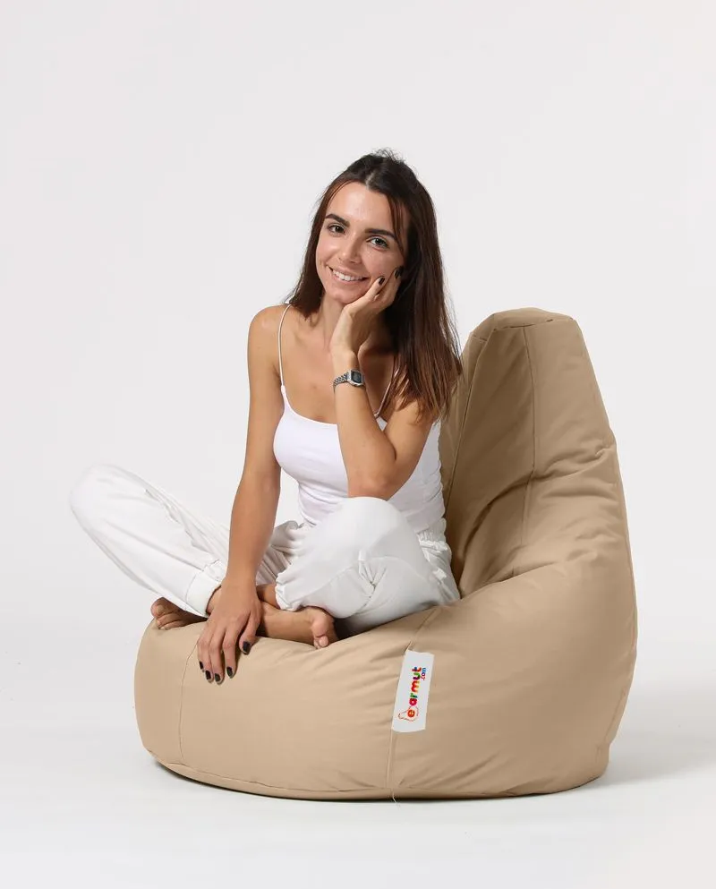 ATELIER DEL SOFA Baštenski lazy bag Drop L, bež