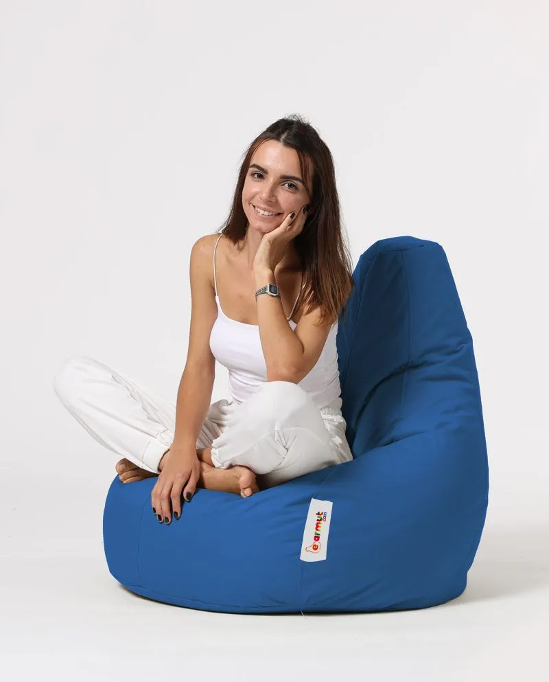 ATELIER DEL SOFA Baštenski lazy bag Drop L, plava