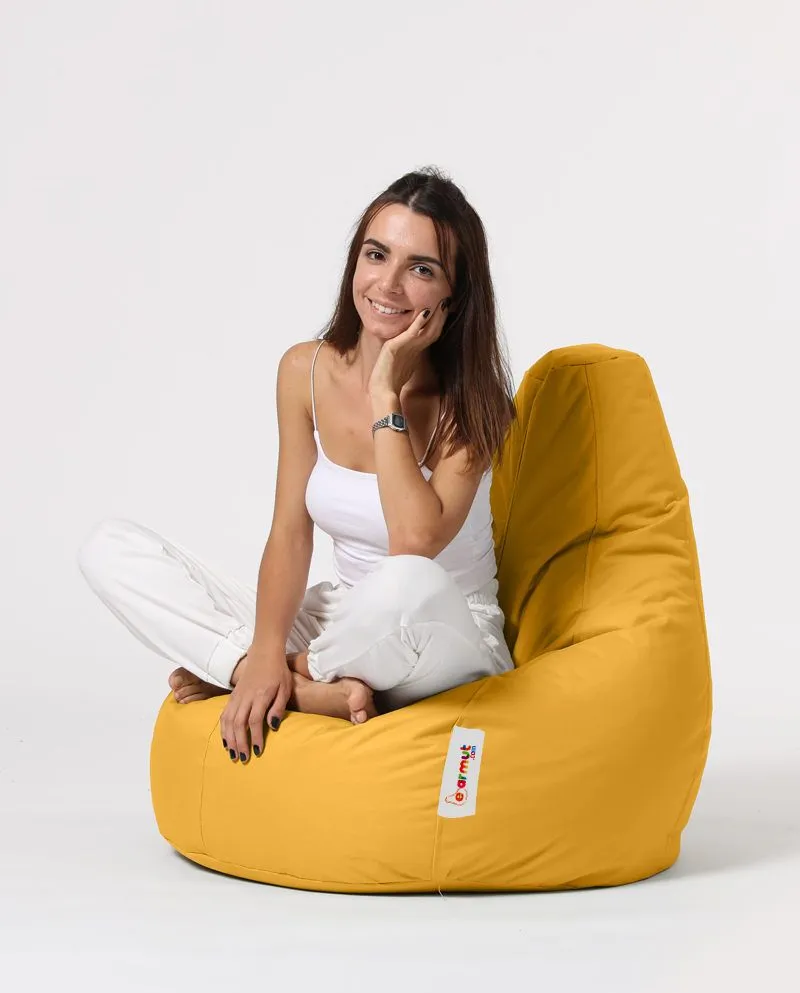 ATELIER DEL SOFA Baštenski lazy bag Drop L, žuta