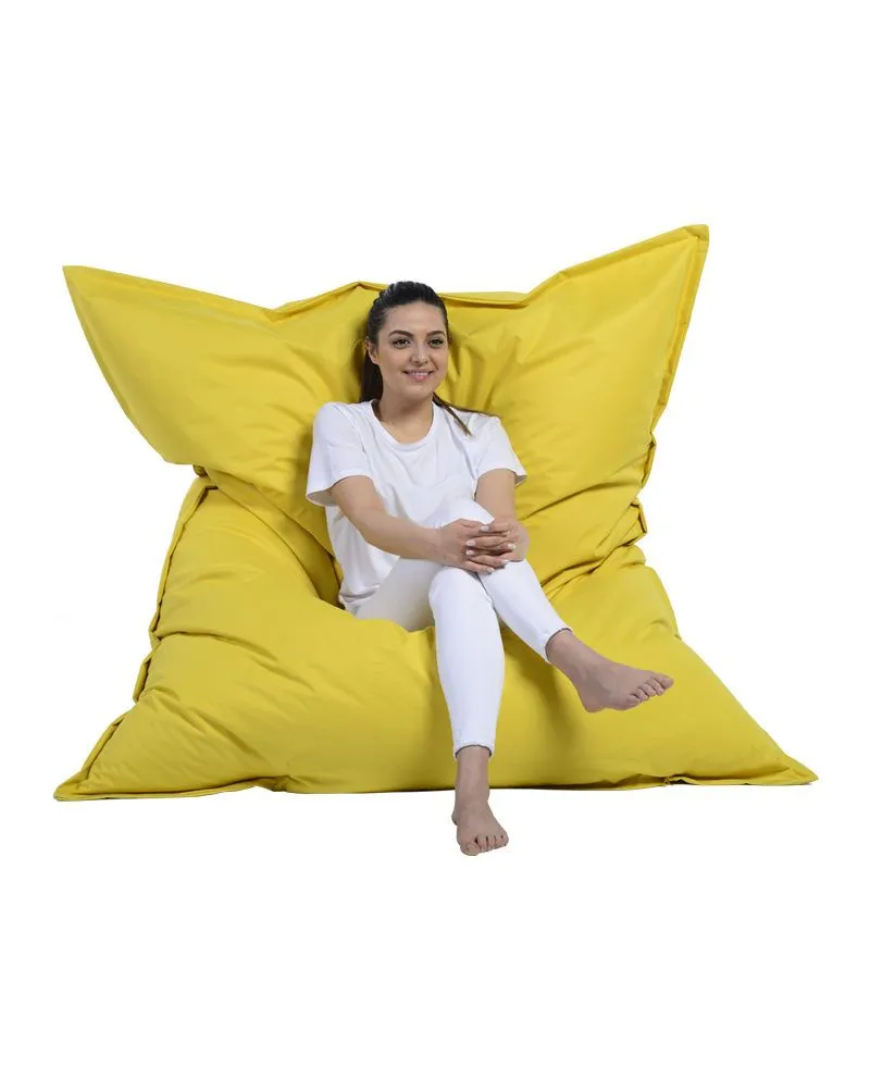 ATELIER DEL SOFA Baštenski lazy bag - jastuk Giant cushion 140x180cm, žuta