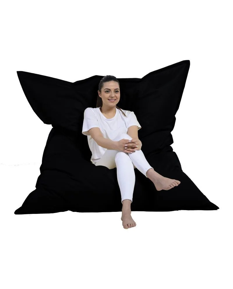 ATELIER DEL SOFA Baštenski lazy bag - jastuk Giant cushion 140x180cm, crna
