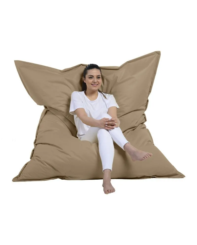 ATELIER DEL SOFA Baštenski lazy bag - jastuk Giant cushion 140x180cm, bež