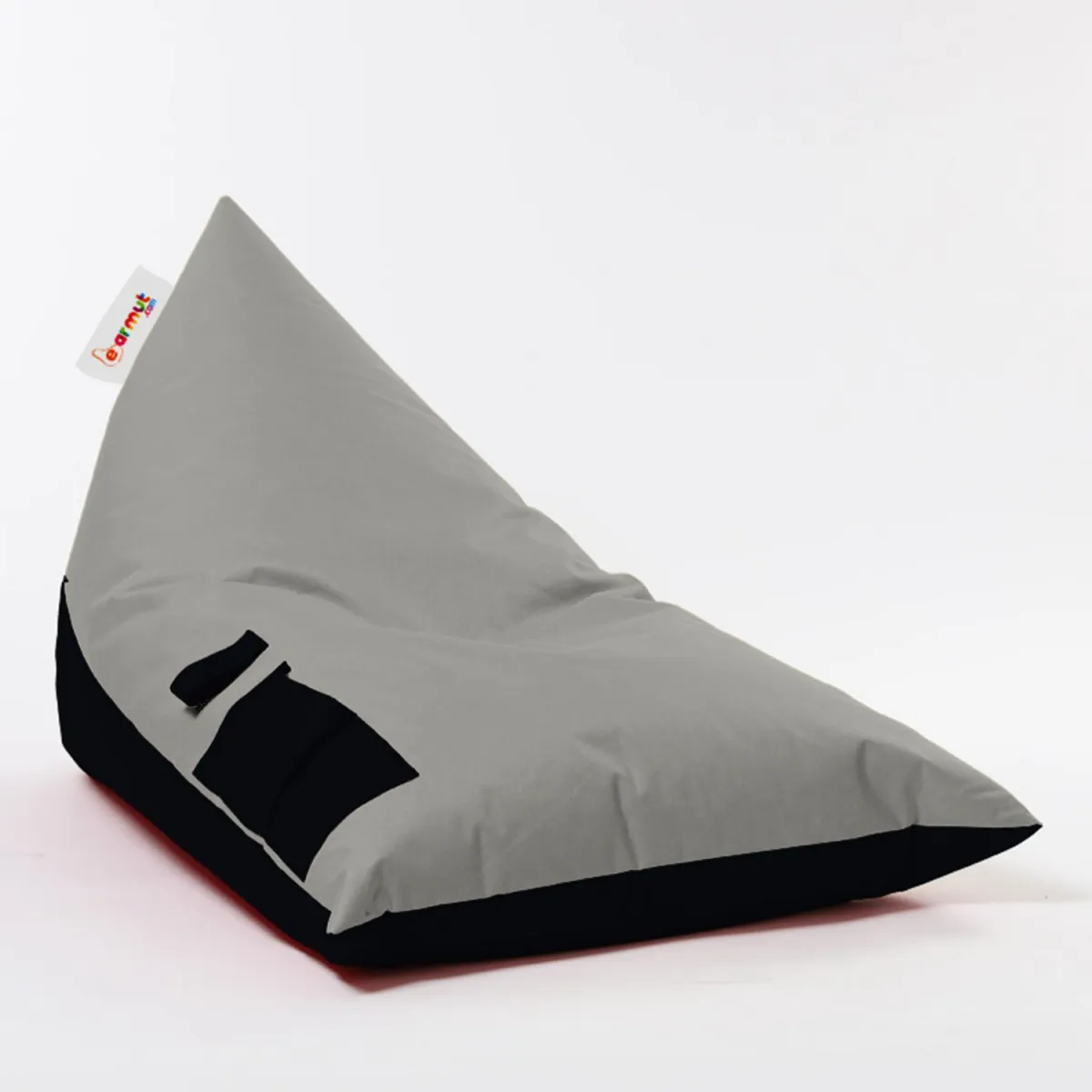 ATELIER DEL SOFA Baštenski lazy bag Pyramid big bed, siva