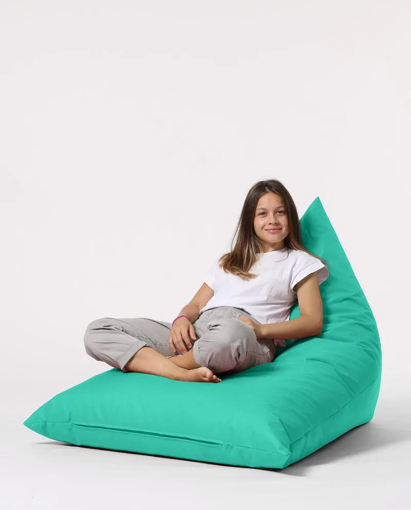 ATELIER DEL SOFA Baštenski lazy bag Pyramid big bed, tirkizna