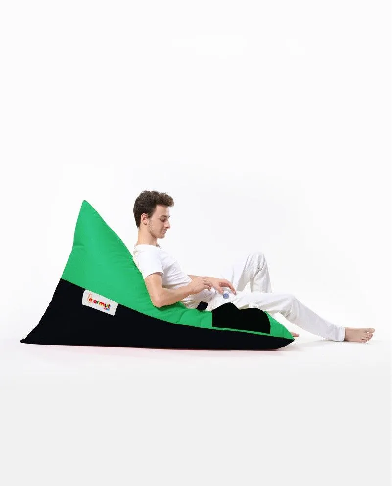 ATELIER DEL SOFA Baštenski lazy bag Pyramid big bed, zelena