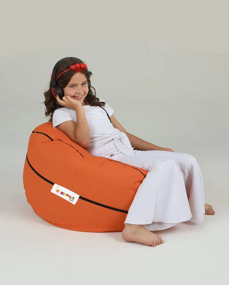 ATELIER DEL SOFA Baštenski lazy bag za decu Basketball kids, crvena
