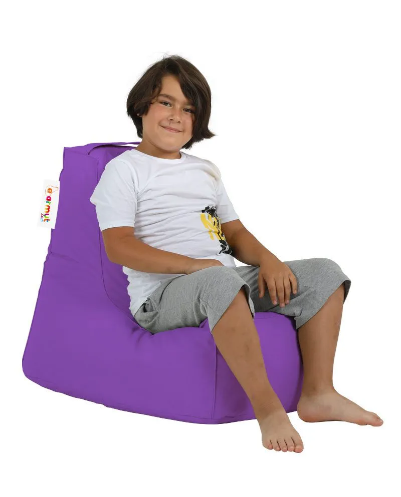 ATELIER DEL SOFA Baštenski lazy bag za decu Bingo kids, ljubičasta