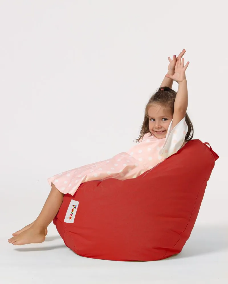 ATELIER DEL SOFA Baštenski lazy bag za decu Premium kids, crvena