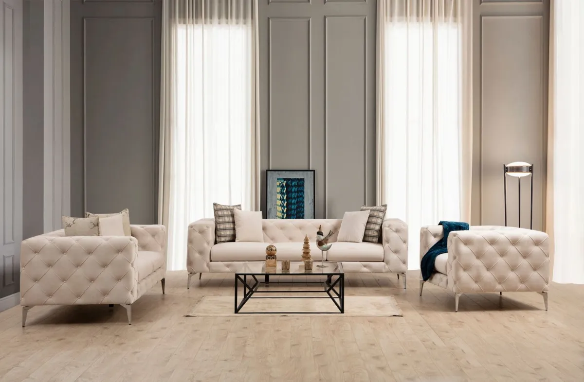 ATELIER DEL SOFA Fotelja Como, bež