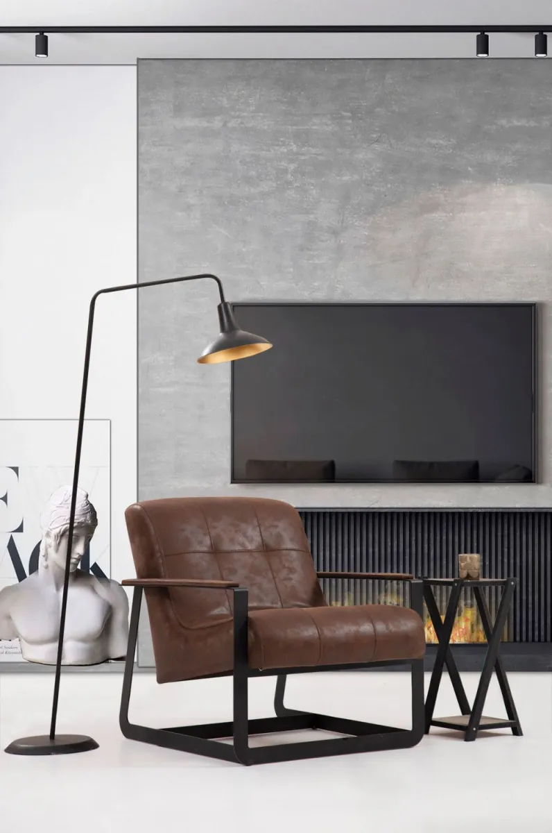 ATELIER DEL SOFA Fotelja Darius, braon