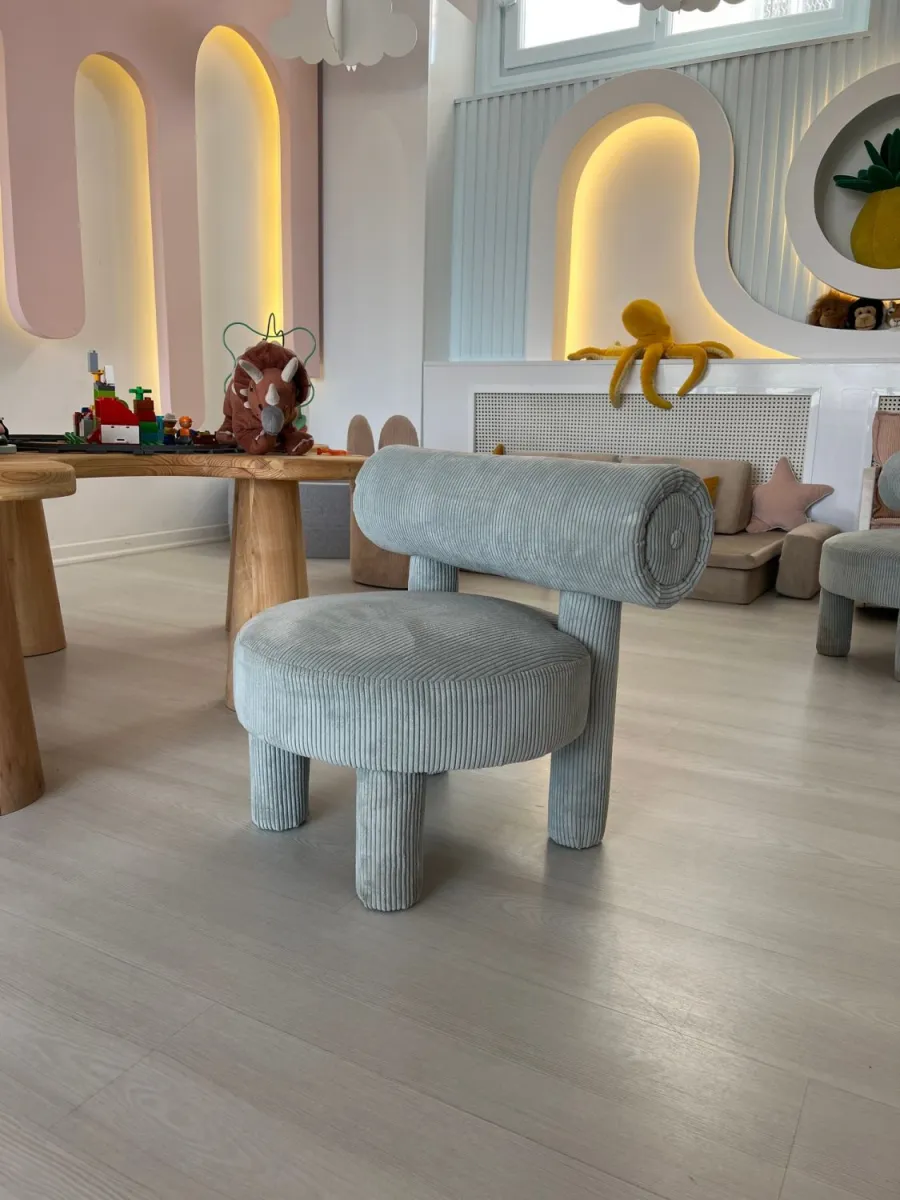 ATELIER DEL SOFA Fotelja za decu Dino, plava
