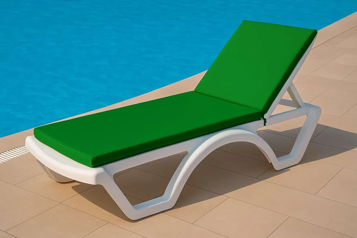 ATELIER DEL SOFA Jastuk za ležaljku Sunny/ zelena