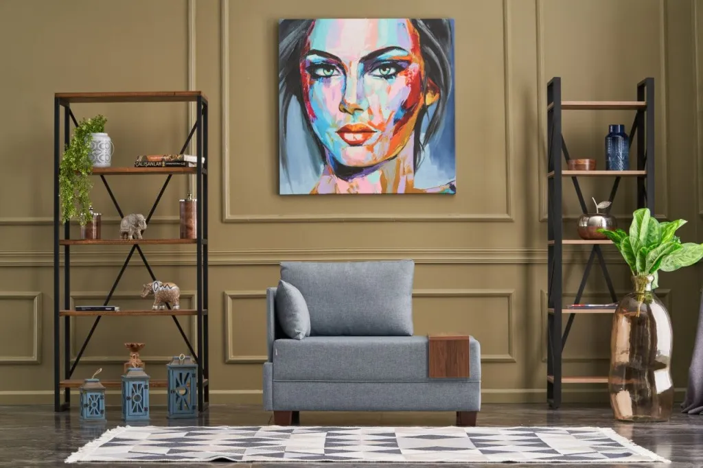 ATELIER DEL SOFA Ugaona sofa Fly, leva, svetloplava