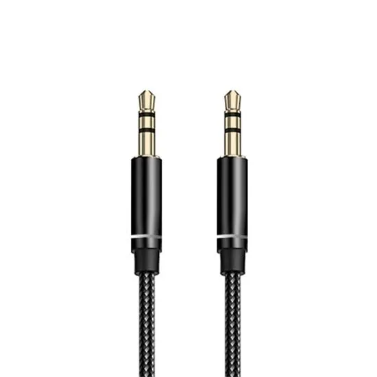 Audio AUX kabl Woven 3.5mm, crna NEW