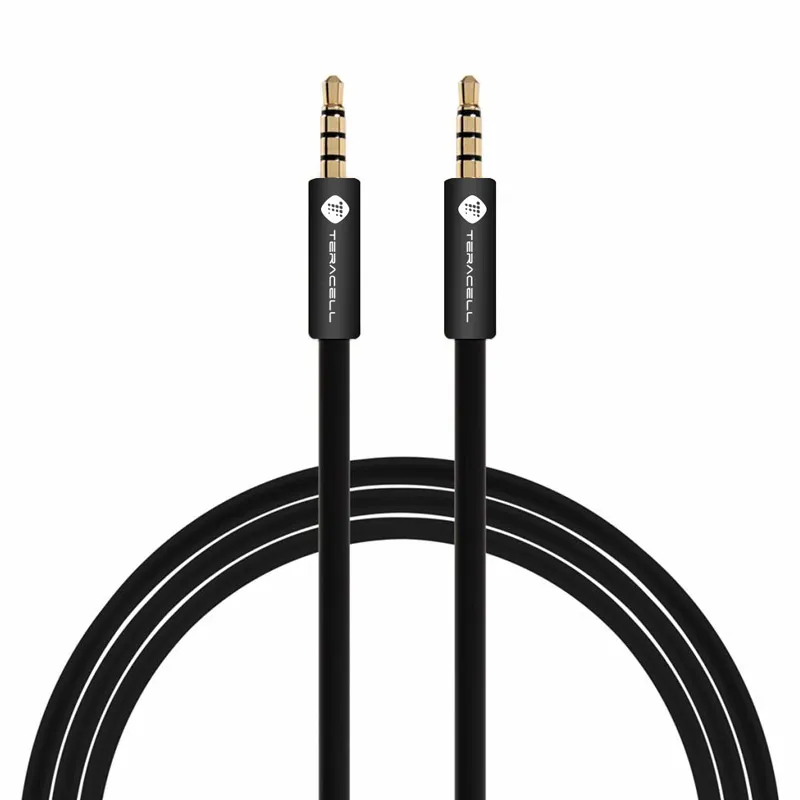 Audio kabel Teracell Plus AUX 3.5mm crni 1.2m