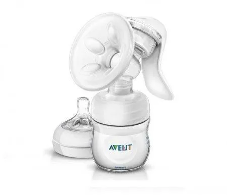 AVENT Pumpica za izmazavanje mleka Natural +5772+gratis Via  5 šolja sa poklopcima