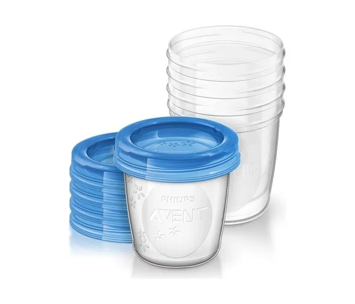 AVENT Via šolje 180 ml (5 kom) sa poklopcima 1688