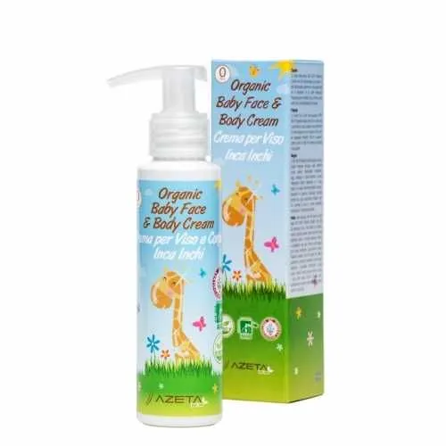AZETABIO Organska bebi krema lice i telo 100 ml, 0+M AB028
