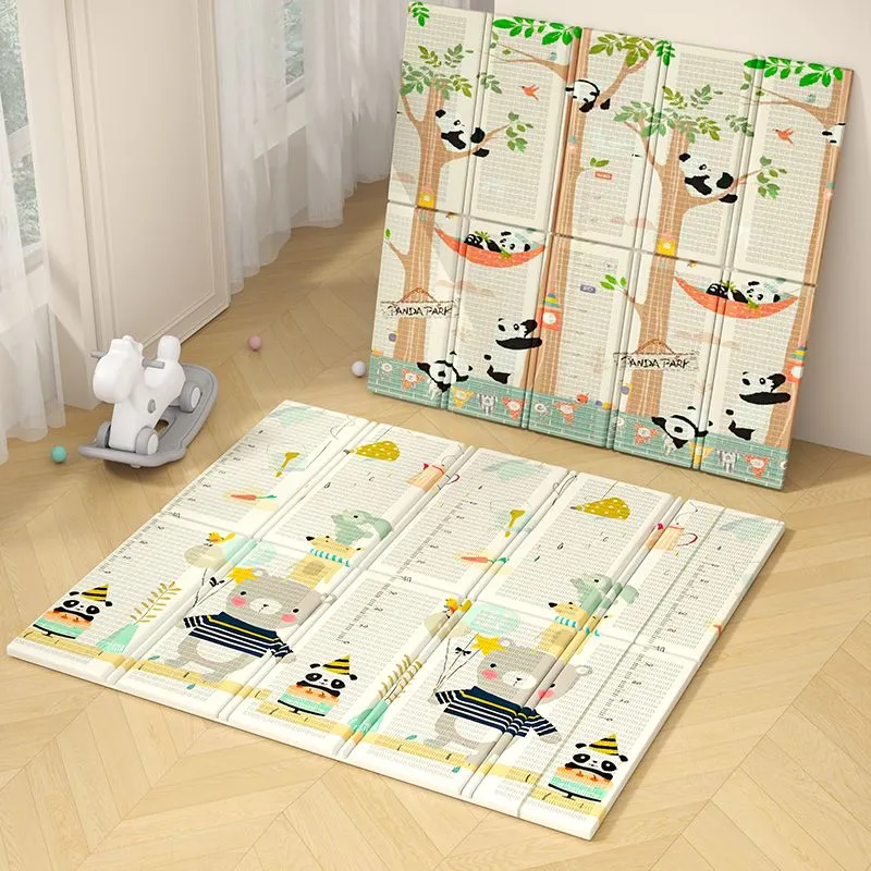 Baby Line Premium Collection Podloga za igru BEAR BIRTHDAY PARTY + PANDA 180x200x1cm