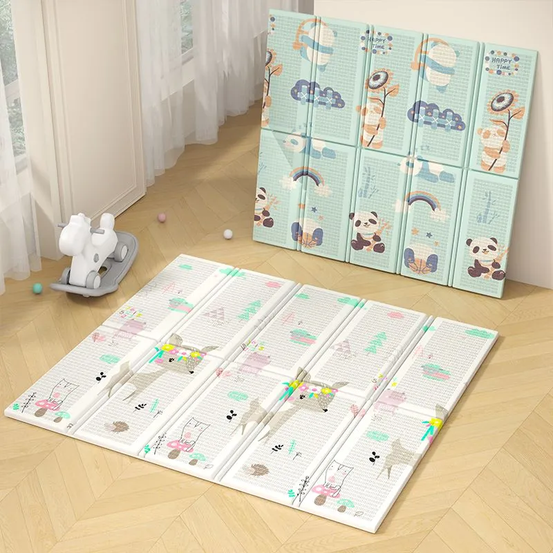 Baby Line Premium Collection Podloga za igru DEER + PANDA 180x200x1cm