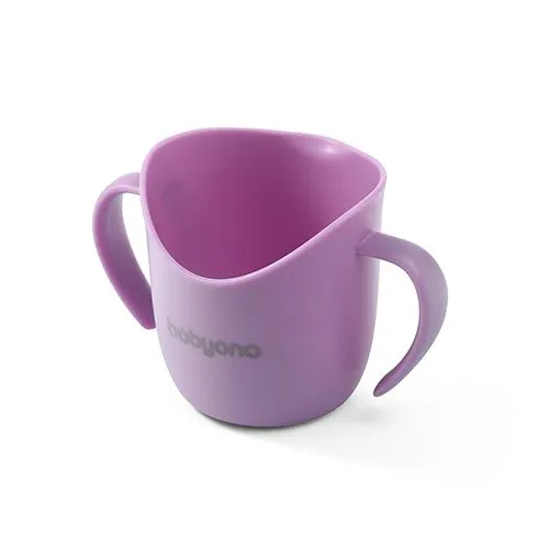 BABYONO Šolja ergonomska - ljubičasta