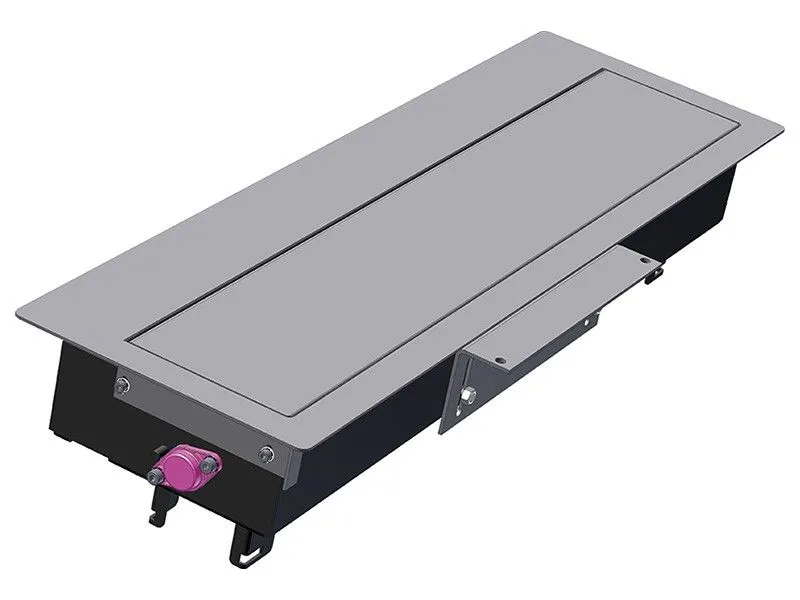 BACHMANN TOP FRAME Ugradni nosač modula sa poklopcem, 8 mesta, srebrna