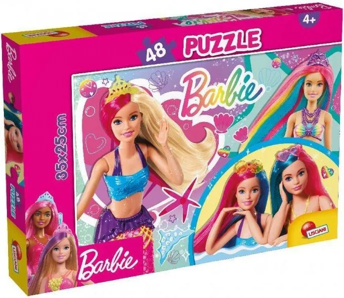 BARBIE Puzzle 2u1 složi i oboji 48 delova 99443