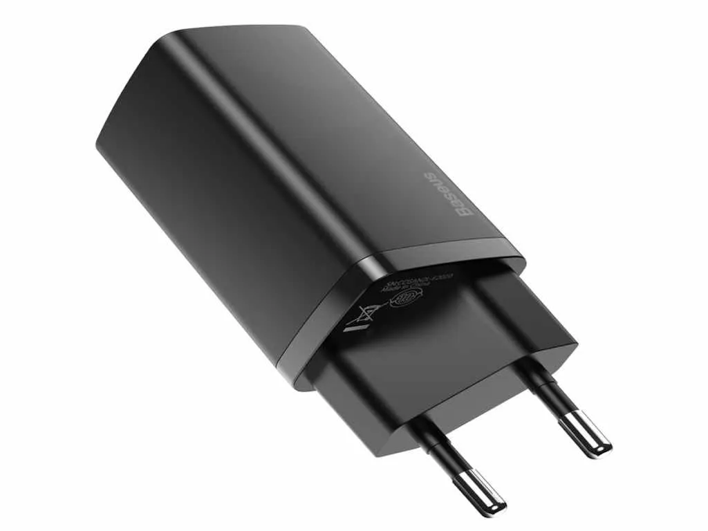 BASEUS Brzi Punjač GaN2 Lite C+U/ 65W/ crna