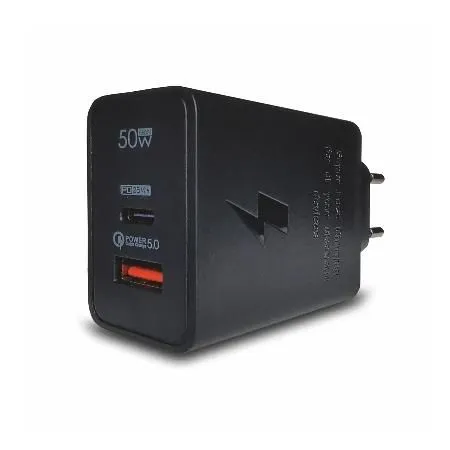 BAVIN Bavitel punjač 50W Usb A+ Type C/ crna