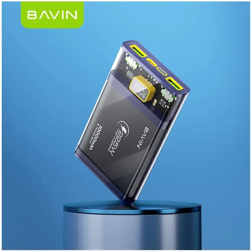 BAVIN Power bank - PC002/ 10 000mAh 22.5W/ crna