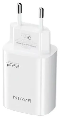 BAVIN Punjač 22.5w Usb A + kabl Micro/ bela