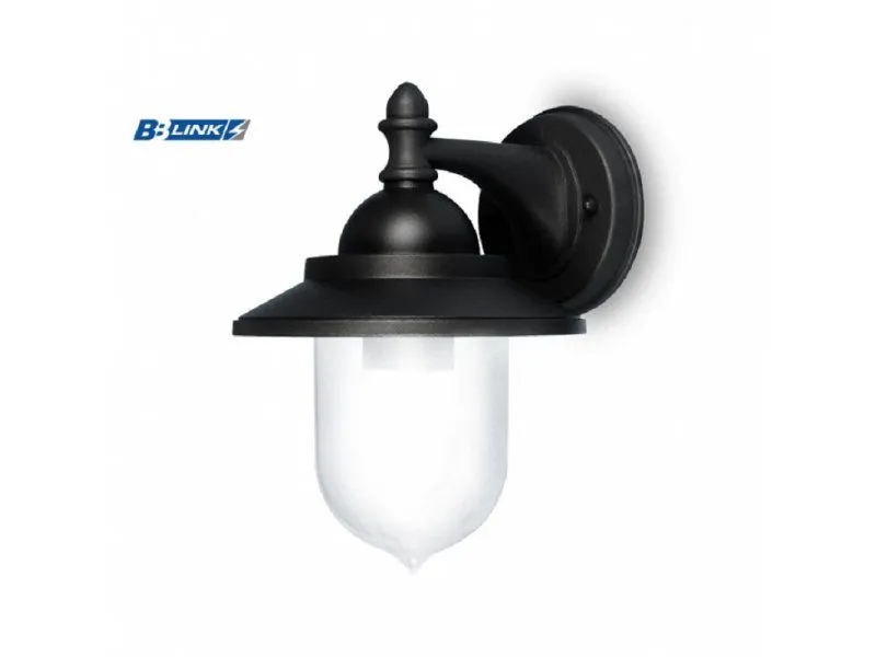 BB LINK AB1301 zidna 1*E27 IP44 crna