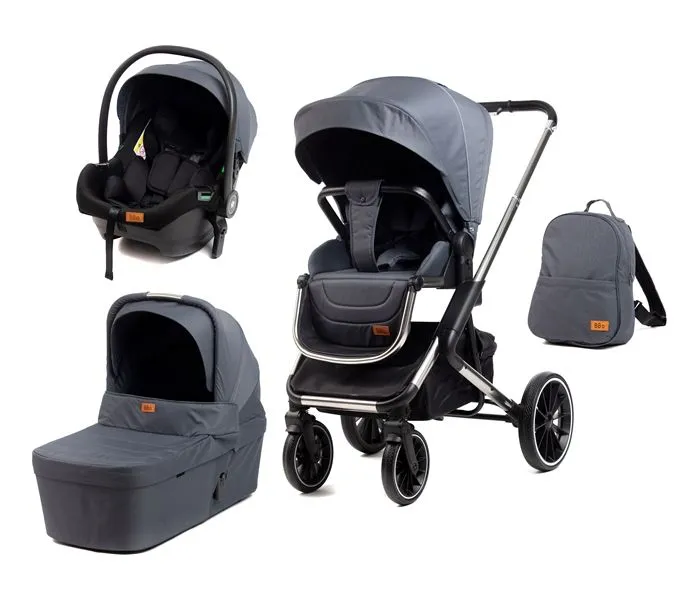 BBO KOLICA ZA BEBE 3u1 (6567) FLEXITRIO - GREY