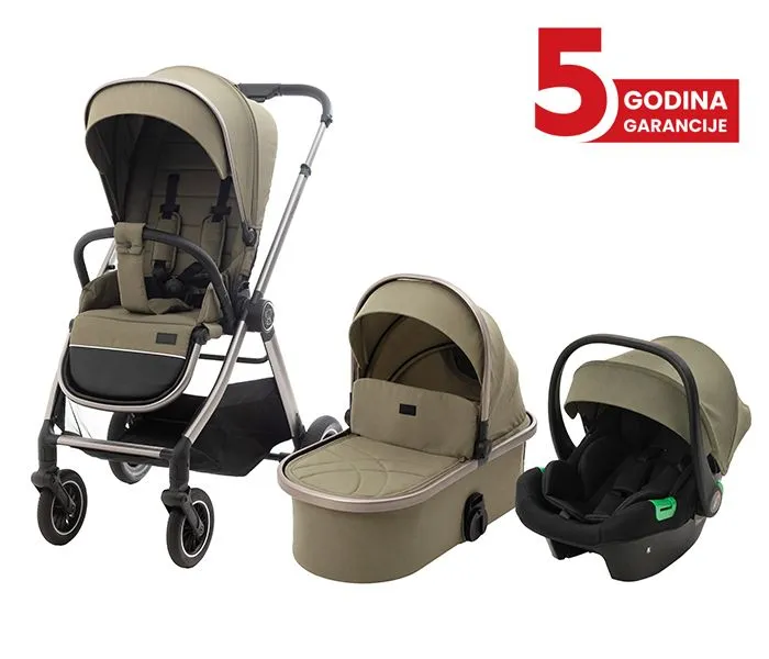 BBO KOLICA ZA BEBE 3u1 CHARM (QB622A) – GREEN