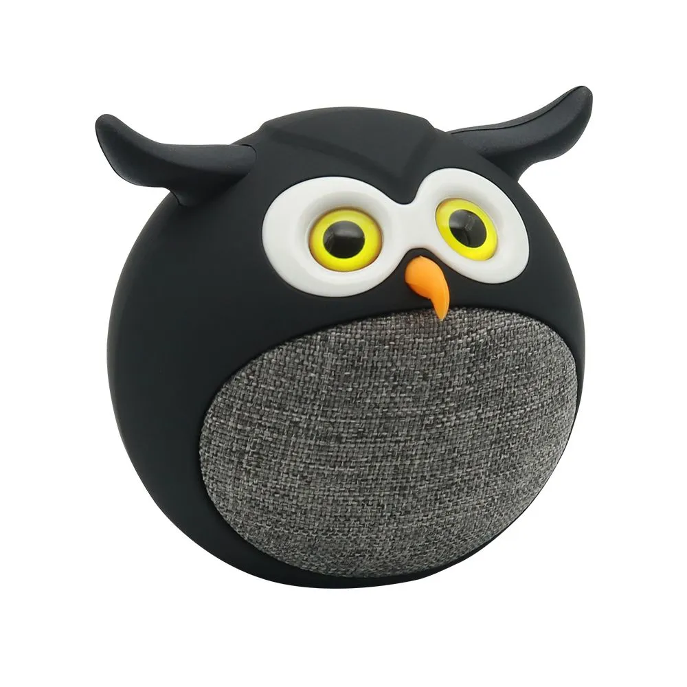 Bežični Bluetooth zvučnik TWS Sova/ crna