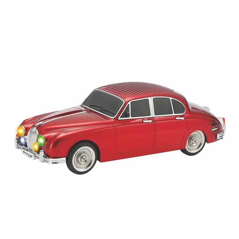 Bežični Bluetooth zvučnik WS-596 auto, crvena