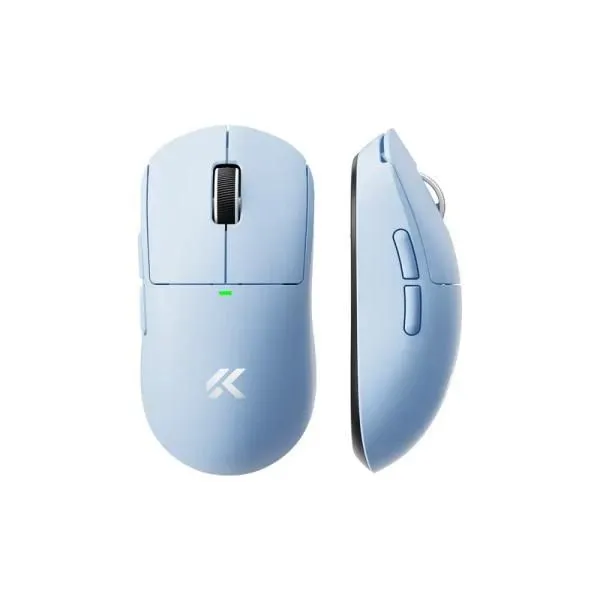 Bežični gaming miš MCHOSE A5 V3 Ultra Blue PAW3395 Omron Mechanical MC-A5V3-3