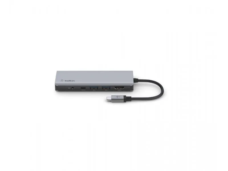 BELKIN Adapter Connect USB-C 7in1 Multiport, siva