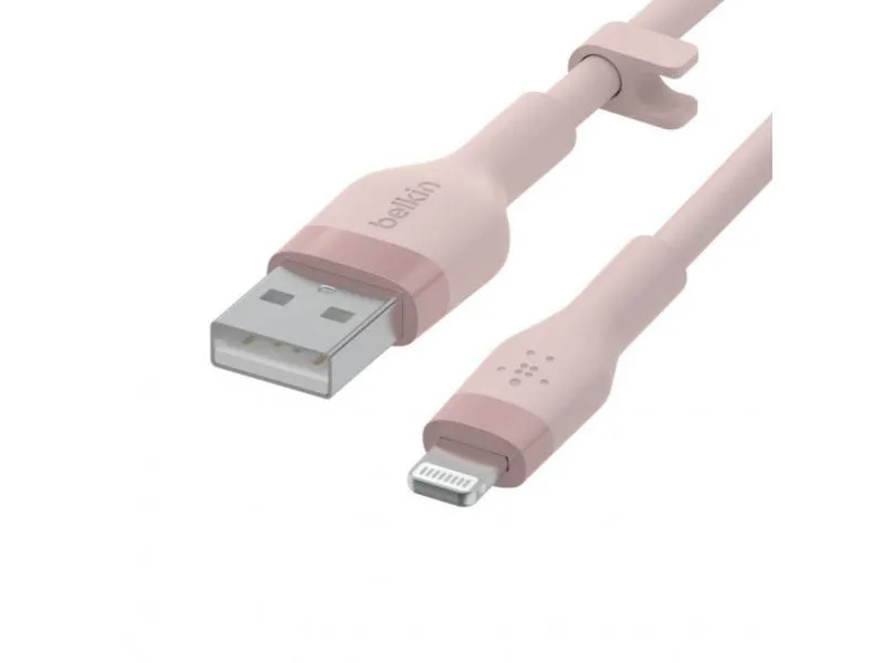 BELKIN Kabl BOOST CHARGE USB-A na Lightning, 1m, roza