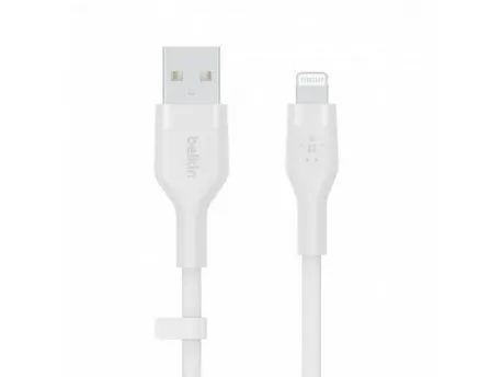 BELKIN Kabl BOOST CHARGE USB-A na Lightning CAA008bt3MWH, 3m, bela