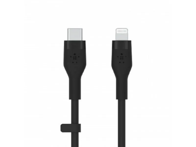BELKIN Kabl BOOST CHARGE USB-C na Lightning CAA009bt2MBK, 2m, crna
